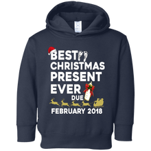 Christmas Pregnancy Shirt Best Present Due February 2018