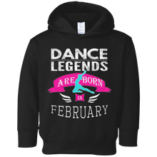 Top Girls' Dance Legends are Born in February Gift T-Shirt