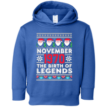 November 1970 The Birth Of Legends Christmas T Shirt