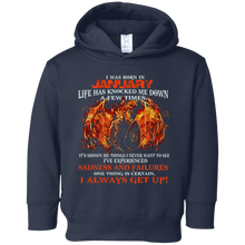I Always get up - Born in January - T-shirt month gift
