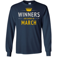 Legends & Winners Are Born In March Crown Tshirt
