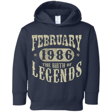 32 years 32nd Birthday February 1986 Birth of Legend T-Shirt