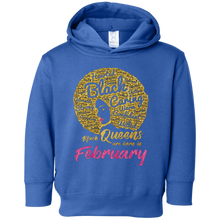 Black Queens Are Born In February Birthday T-Shirt for Women