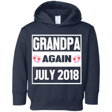 Mens Grandpa Again July 2018 T-Shirt Gift for Papa