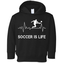 Soccer Is Life Heartbeat T-Shirt - Player Coach Ball Gifts