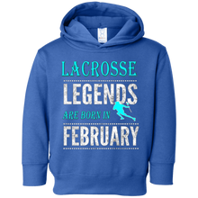 Boys & Girl Lacrosse Legend Born in February Fun T-Shirt