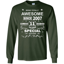 Awesome Since 2007 Special Edition 11th Birthday T-Shirt