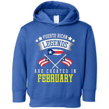 Funny Puerto Rican Legends Are Created In February T-shirt
