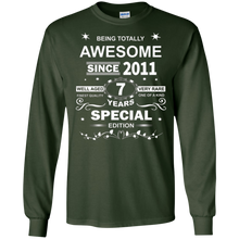 Awesome Since 2011 Special Edition 7th Birthday T-Shirt