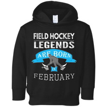 Top Boys Field Hockey Legend Born February Gift T-Shirt