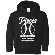 Pisces Zodiac Sign Symbol Qualities Graphic T-shirt (Dark)
