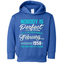 Nobody Is Perfect February 1958 T-shirt 60th Birthday