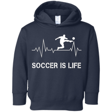Soccer Is Life Heartbeat T-Shirt - Player Coach Ball Gifts