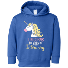 Unicorns Are Born In February T Shirt | Birthday Gift Idea
