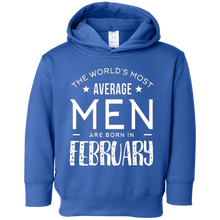 Mens The worlds most average men are born in February t-shirt
