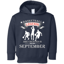 Basketball Legends are Created in September T-Shirt