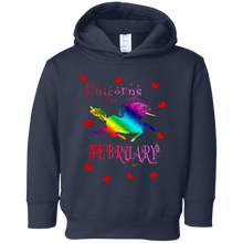 Unicorn February Birthday Girl T-Shirt
