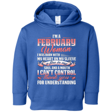 I'm A February Woman I Was Born With My Heart T-Shirt