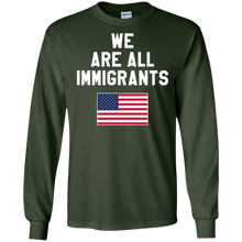 We Are All Immigrants Political Shirt USA Flag T-Shirt