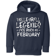 Volleyball Legend Born February Funny Birthday TShirt