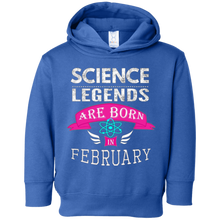 Top Girls Science Legend Born in February Gift T-Shirt
