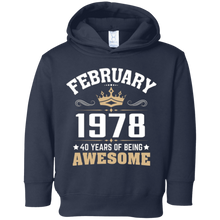 Birthday gift February 1978 - 40 years of being awesome