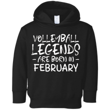 Volleyball Legend Born February Funny Birthday TShirt