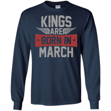 Kings Are Born in March T shirt, Birthday Gift T Shirt