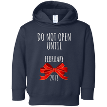 Do Not Open Until February 2018 Pregnancy Announcement Tee