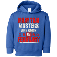 Muay Thai Masters Are Born in FEBRUARY T-Shirt Distressed