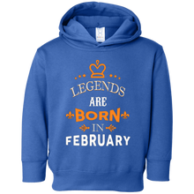 Legends Are Born In February T-shirt