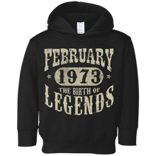 45 years 45th Birthday February 1973 Birth of Legend T-Shirt