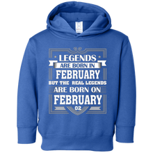Legends Are Born On February 02 T Shirt February Birthday