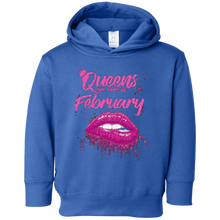 Queens Are Born In February Birthday T-Shirt for Black Women