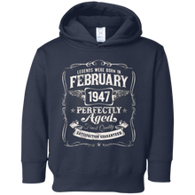 Legends Were Born In February 1947 Shirt 71st Birthday