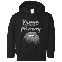 Queens Are Born In February Birthday T-Shirt for Black Women