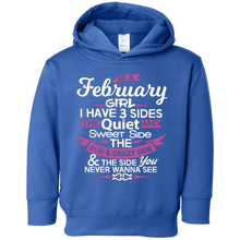 As A February Girl I Have Three Sides TShirt Birthday Gift