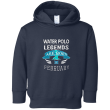 Boys Mens Water Polo Legends are Born February Gift T-Shirt