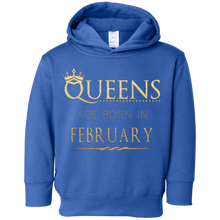 Queens Are Born In February Birthday Gift T-Shirt for Women