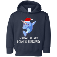 Narwhal T-Shirt - Narwhals are born in February Christmas