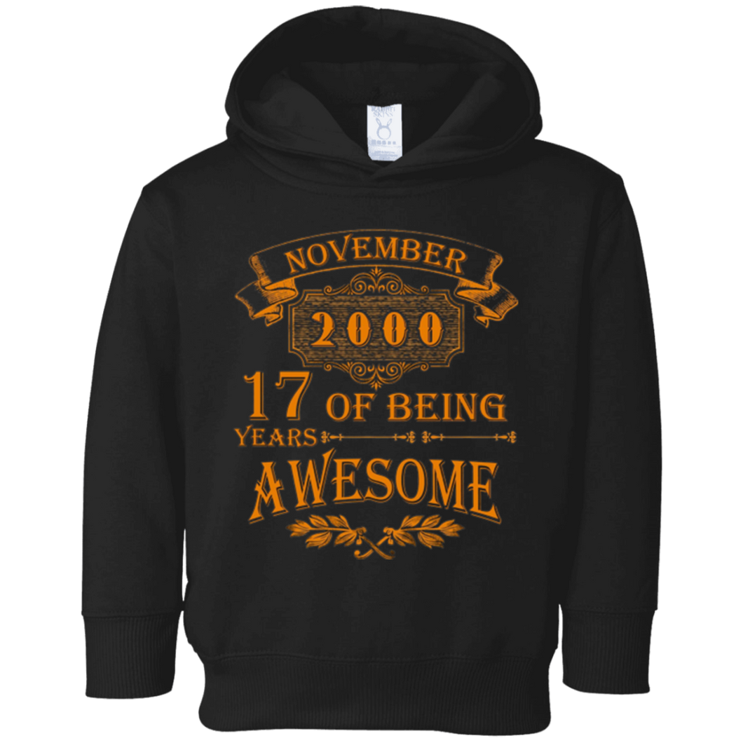 17 Of Being Years Awesome November 2000 Tee Shirt