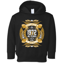 February 1972 46th Birthday 46 Years Old Gift T-Shirt