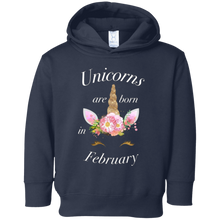 Unicorn February Birthday T Shirt Born in February Tee
