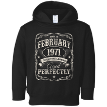 Vintage Made In February 1971 Shirt 47th Birthday Gift