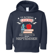 Teaching Legends are Created in September T-Shirt