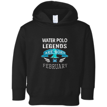 Boys Mens Water Polo Legends are Born February Gift T-Shirt