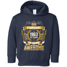 February 1963 55th Birthday 55 Years Old Gift T-Shirt