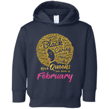 Black Queens Are Born In February Birthday T-Shirt for Women