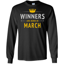 Legends & Winners Are Born In March Crown Tshirt