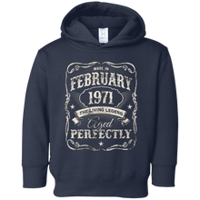 Vintage Made In February 1971 Shirt 47th Birthday Gift